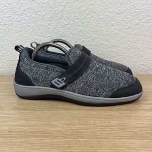 OrthoFeet Quincy Stretch Shoes Sneakers Comfort Casual Gray Women Sz 8.5 Narrow